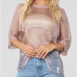 Rose Gold Diva Sweater
